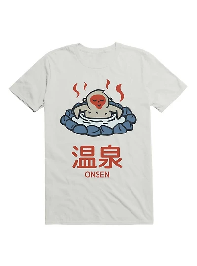 Kawaii Snow Monkey Relaxing Onsen T-Shirt