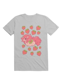 Kawaii Strawberry Unicorn With Strawberries T-Shirt