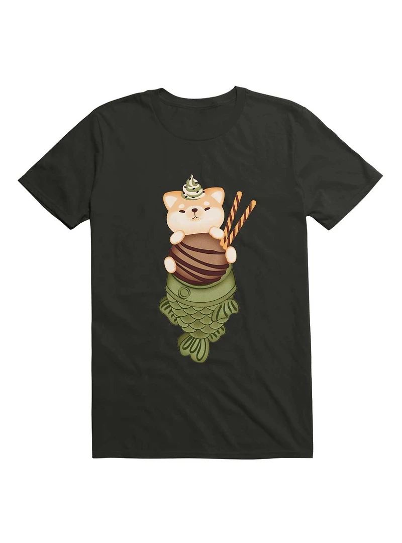 Kawaii The Dog Of Taiyaki Ice Cream T-Shirt
