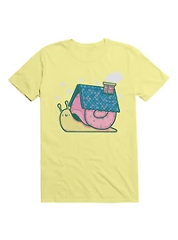 Kawaii Snail Home T-Shirt
