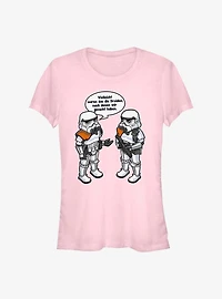 Star Wars Looking For Droids German Girls T-Shirt