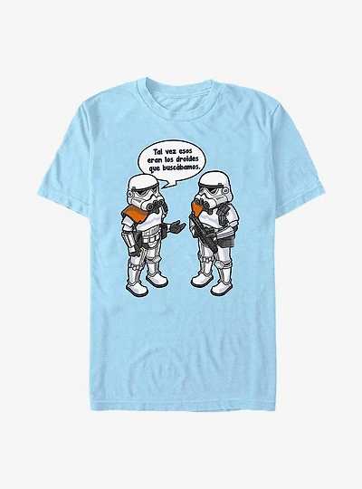 Star Wars Looking For Droids Spanish T-Shirt