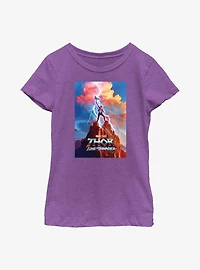 Marvel Thor: Love And Thunder Poster Youth Girls T-Shirt