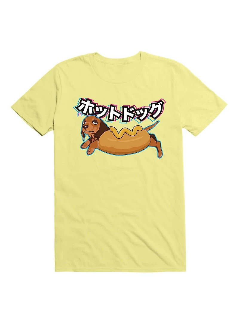 Kawaii Dachshund Hot Dog Costume T-Shirt
