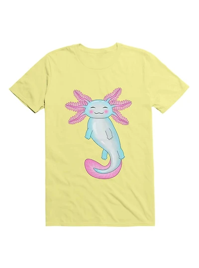 Kawaii Cyan Axolotl T-Shirt