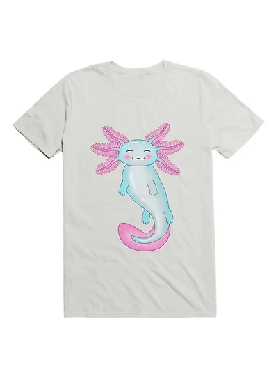Kawaii Cyan Axolotl T-Shirt