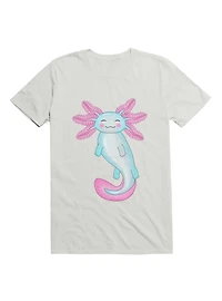 Kawaii Cyan Axolotl T-Shirt