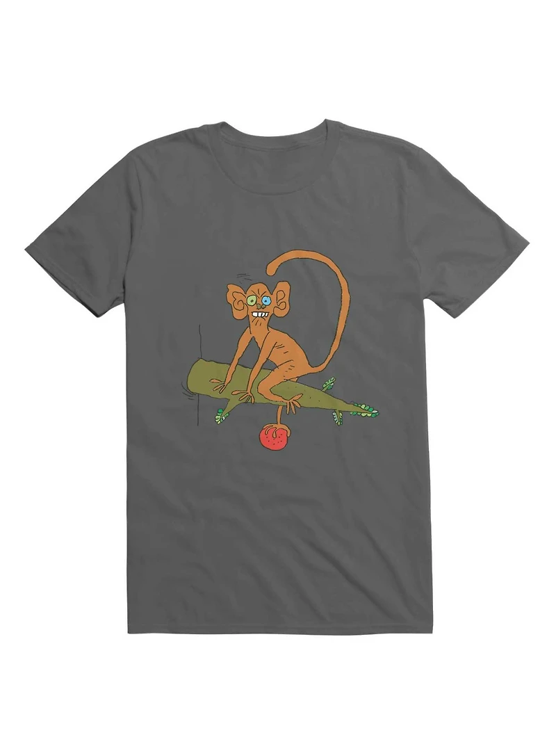 Kawaii Funny Monkey With Fruit T-Shirt