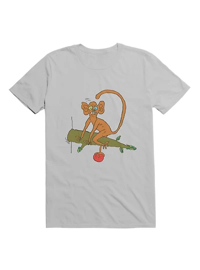 Kawaii Funny Monkey With Fruit T-Shirt