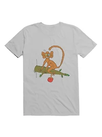 Kawaii Funny Monkey With Fruit T-Shirt