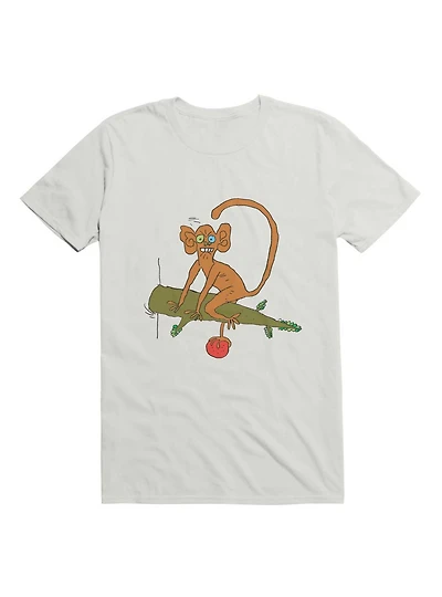 Kawaii Funny Monkey With Fruit T-Shirt