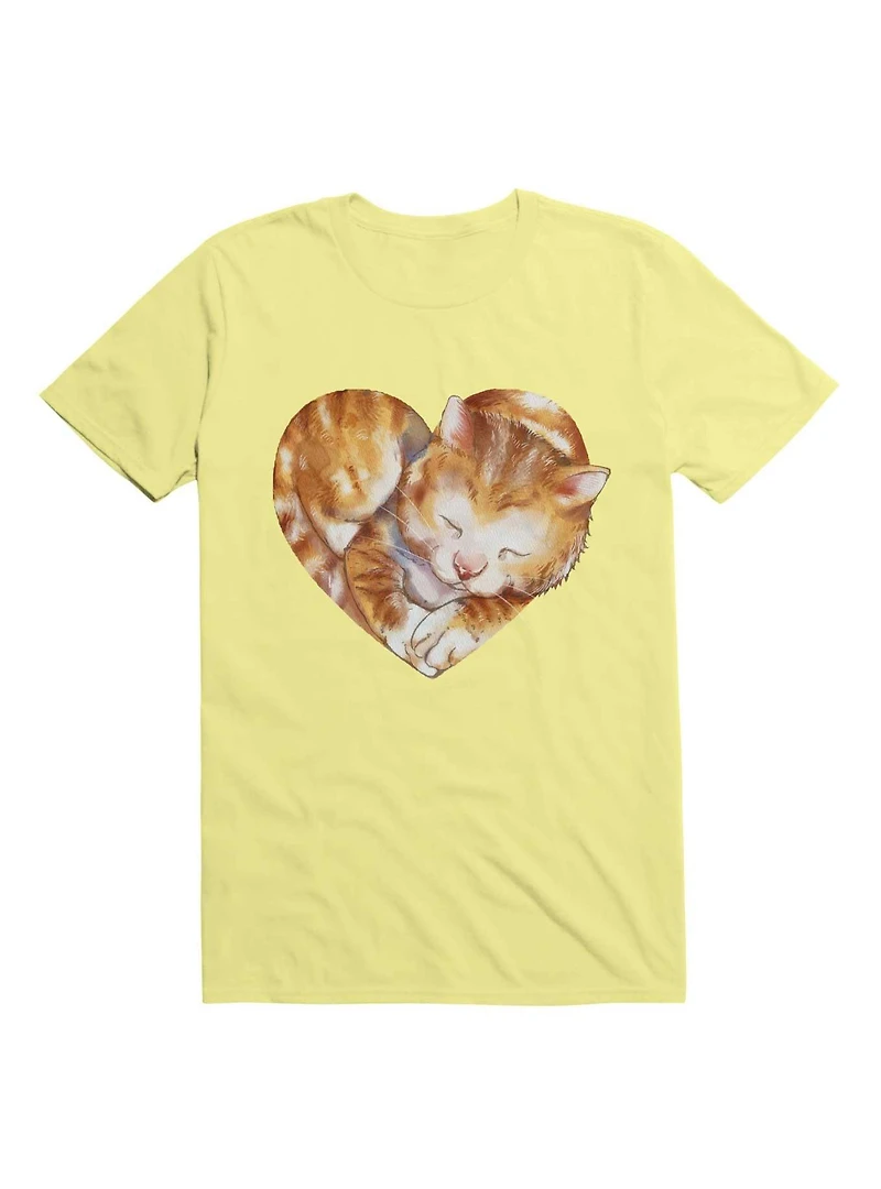 Kawaii Cat Love T-Shirt