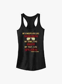 Stranger Things Murray Bauman Karate Quote Girls Tank