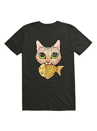Kawaii Cat Nom-Nom T-Shirt