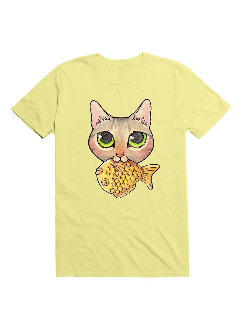 Kawaii Cat Nom-Nom T-Shirt