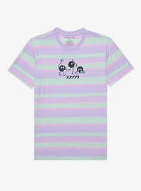 Studio Ghibli Spirited Away Soot Sprites Embroidered Striped T-Shirt - BoxLunch Exclusive