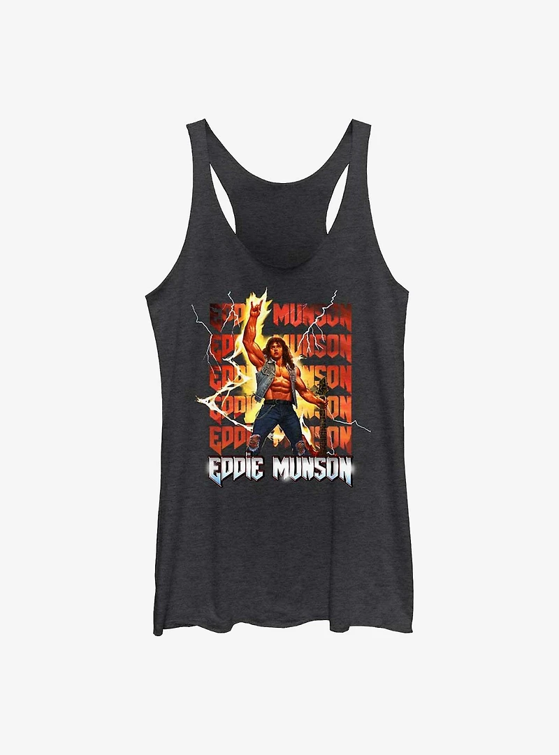 Stranger Things Eddie Munson Stack Womens Tank Top