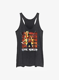 Stranger Things Eddie Munson Stack Womens Tank Top