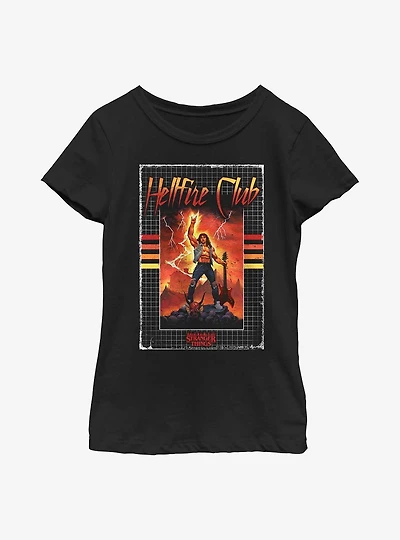 Stranger Things Eddie Munson Hellfire Club Youth Girls T-Shirt