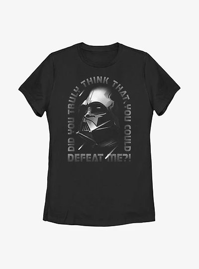 Star Wars Obi-Wan Kenobi Settling Old Scores Womens T-Shirt