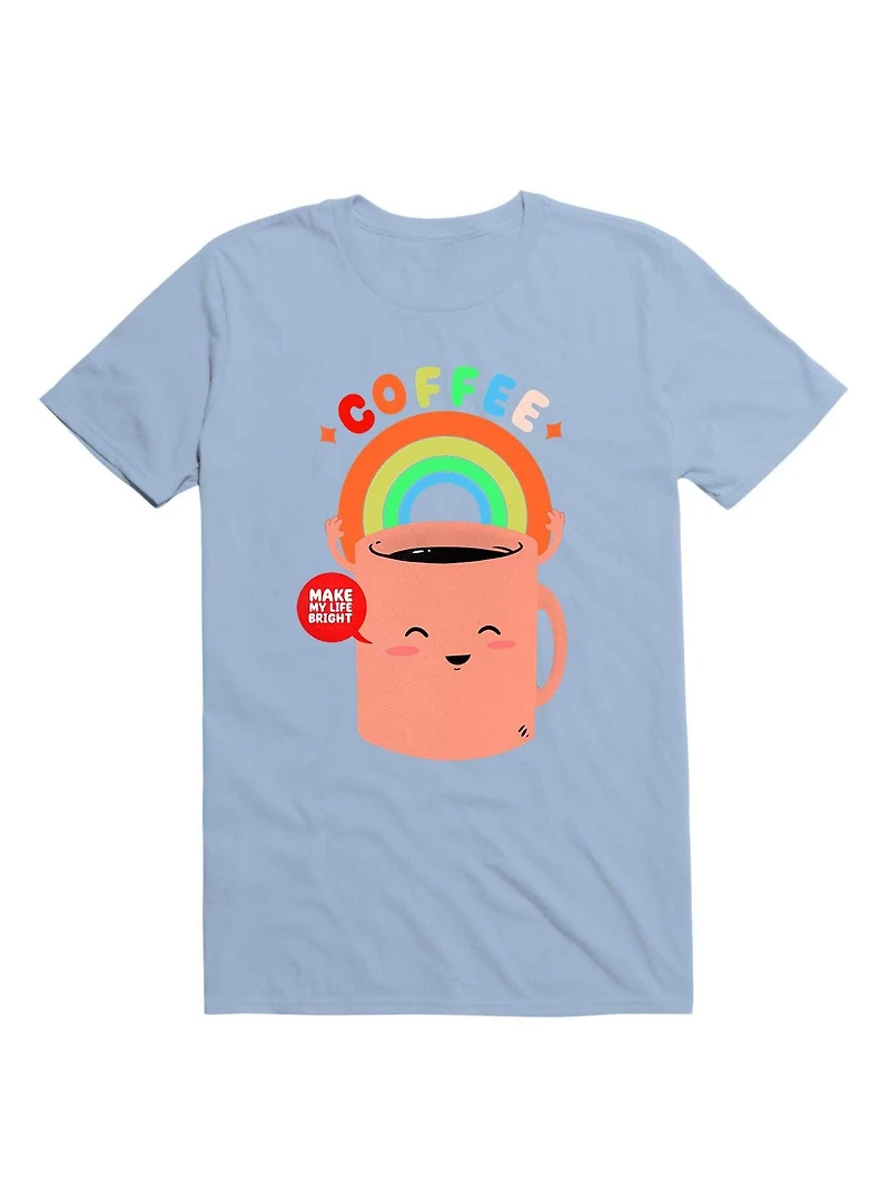 Kawaii Coffee Make My Life Bright T-Shirt