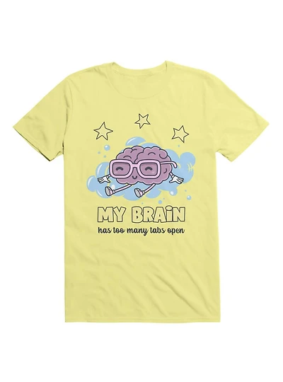 Kawaii My Brain Has Too Many Tabs Open T-Shirt