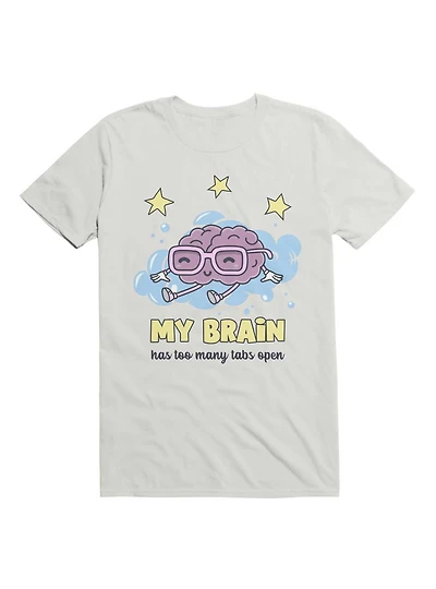 Kawaii My Brain Has Too Many Tabs Open T-Shirt