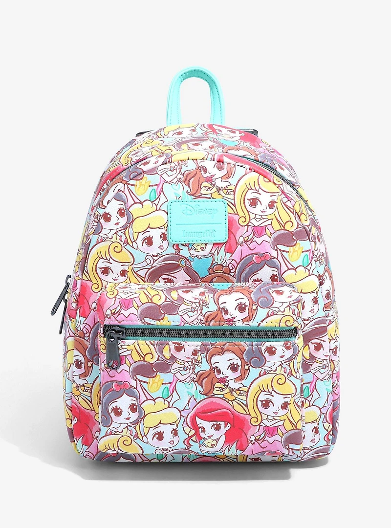 Loungefly Disney Chibi Princess Mini Backpack