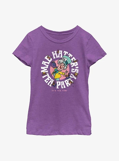 Disney Alice Wonderland Tea Time Youth Girls T-Shirt