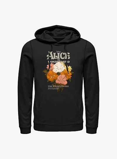 Disney Alice Wonderland Flower Bouquet Hoodie