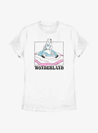 Disney Alice Wonderland Soft Pop Womens T-Shirt
