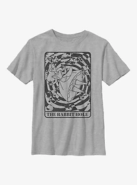 Disney Alice Wonderland Rabbit Hold Card Youth T-Shirt