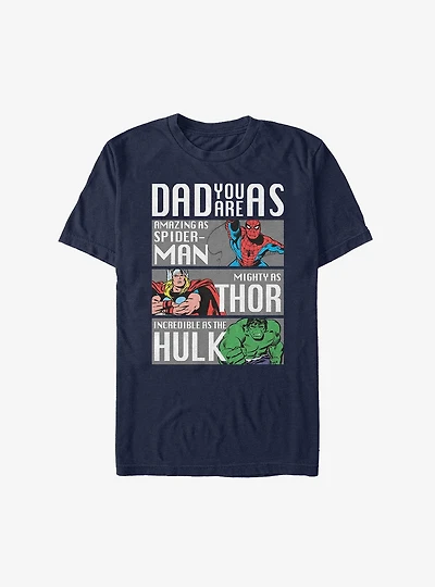 Marvel Dad Hero Qualities T-Shirt
