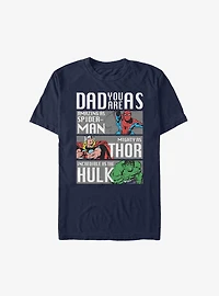 Marvel Dad Hero Qualities T-Shirt