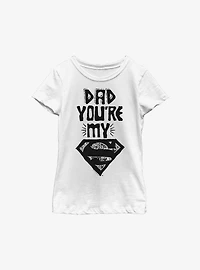 DC Comics Superman Dad You're My Youth Girls T-Shirt
