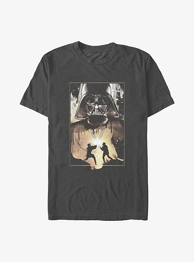 Star Wars Darth Vader Lightsaber Battle T-Shirt