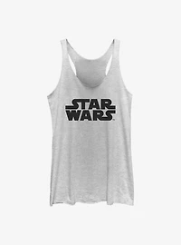 Star Wars Simple Logo Womens Tank Top