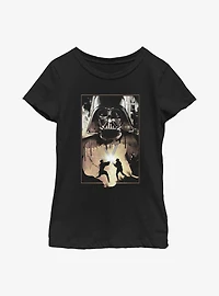 Star Wars Darth Vader Lightsaber Battle Youth Girls T-Shirt