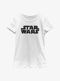 Star Wars Simple Logo Youth Girls T-Shirt