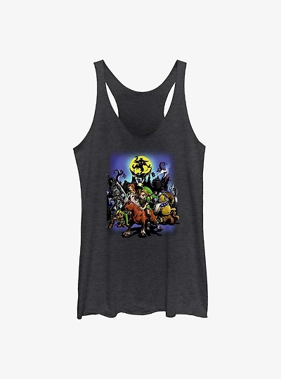 Nintendo The Legend Of Zelda Moon Dance Womens Tank Top