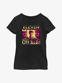 Stranger Things Test Subject 011 Youth Girls T-Shirt