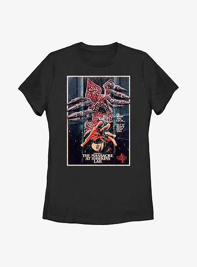 Stranger Things X Butcher Billy The Massacre At Hawkins Lab Womens T-Shirt