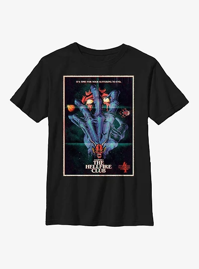Stranger Things X Butcher Billy The Hellfire Club Youth T-Shirt