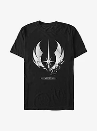 Star Wars Obi-Wan Kenobi Shattered Jedi Logo Heavyweight T-Shirt