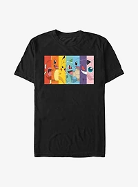 Pokemon Character Panels T-Shirt