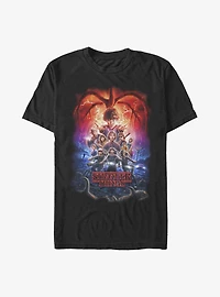 Stranger Things Group Poster T-Shirt