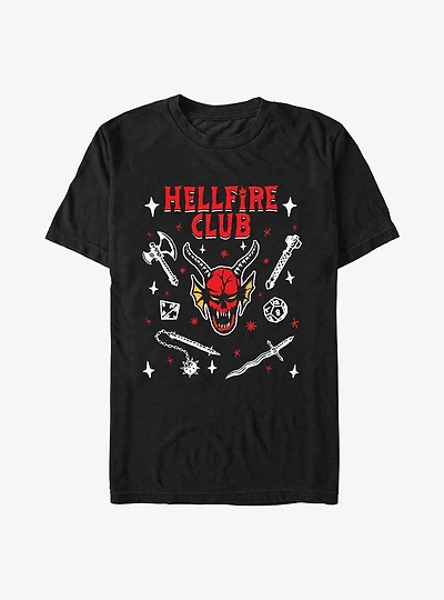 Stranger Things Hellfire Club Heavyweight T-Shirt