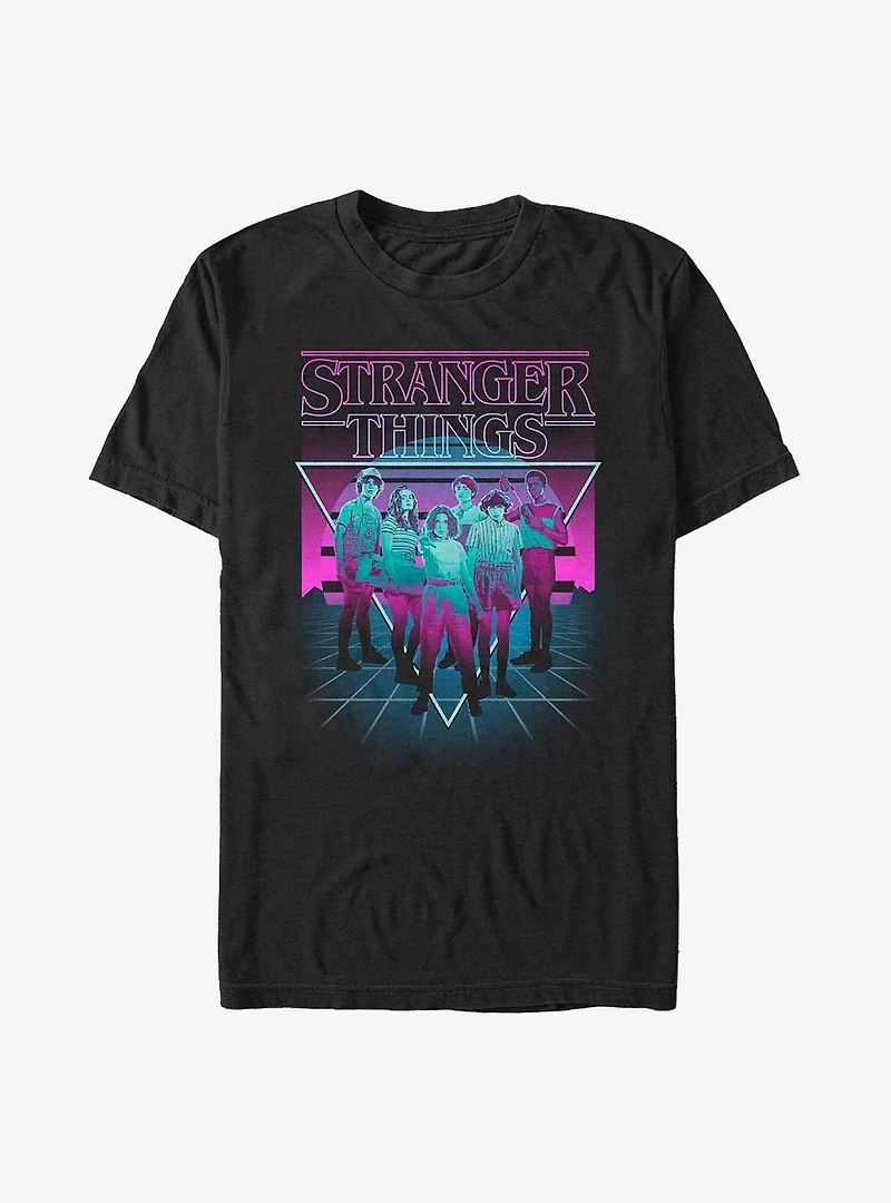 Stranger Things Neon Group T-Shirt