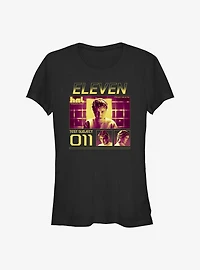 Stranger Things Test Subject Eleven Girls T-Shirt