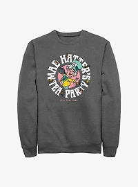 Disney Alice Wonderland Mad Hatter's Tea Party Sweatshirt